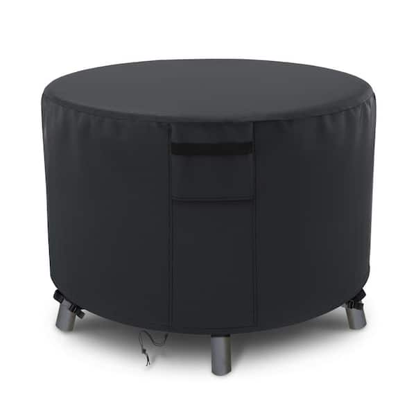 Gasadar Heavy-duty 44 in. Dia x 25 in. H Round Fire Pit Cover Waterproof Outdoor Durable and UV-Resistant