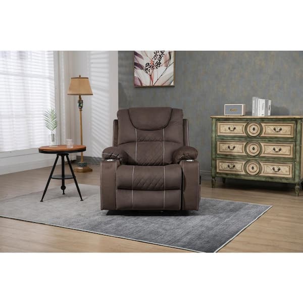 Brown Velvet Recliners Lift Chair Relax Sofa Recliner