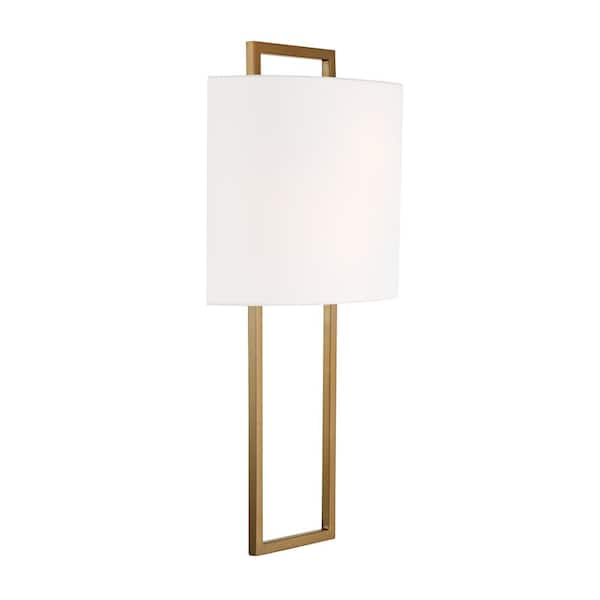 Crystorama Fremont 2-Light Vibrant Gold Sconce