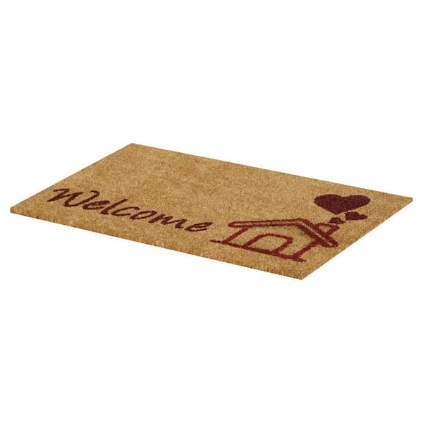 This Home is Bursting With Love 18 in. X 30 in. Vibrant Welcome Door Mats