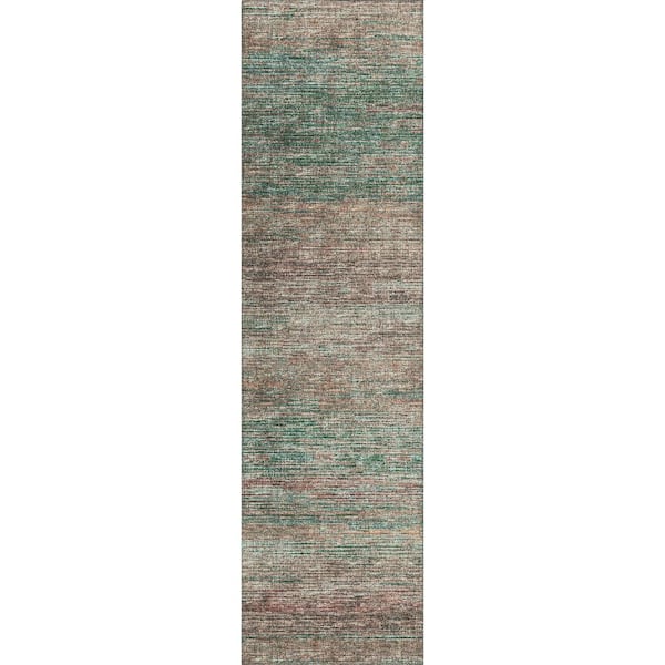 Addison Rugs Marston Multi 2 ft. 3 in. x 7 ft. 6 in. Geometric Indoor/Outdoor Area Rug