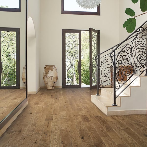 Point Paradise French Oak 3/4 in. T x 5 in. W Wire Brushed Solid Hardwood Flooring (904 sq. ft./pallet)