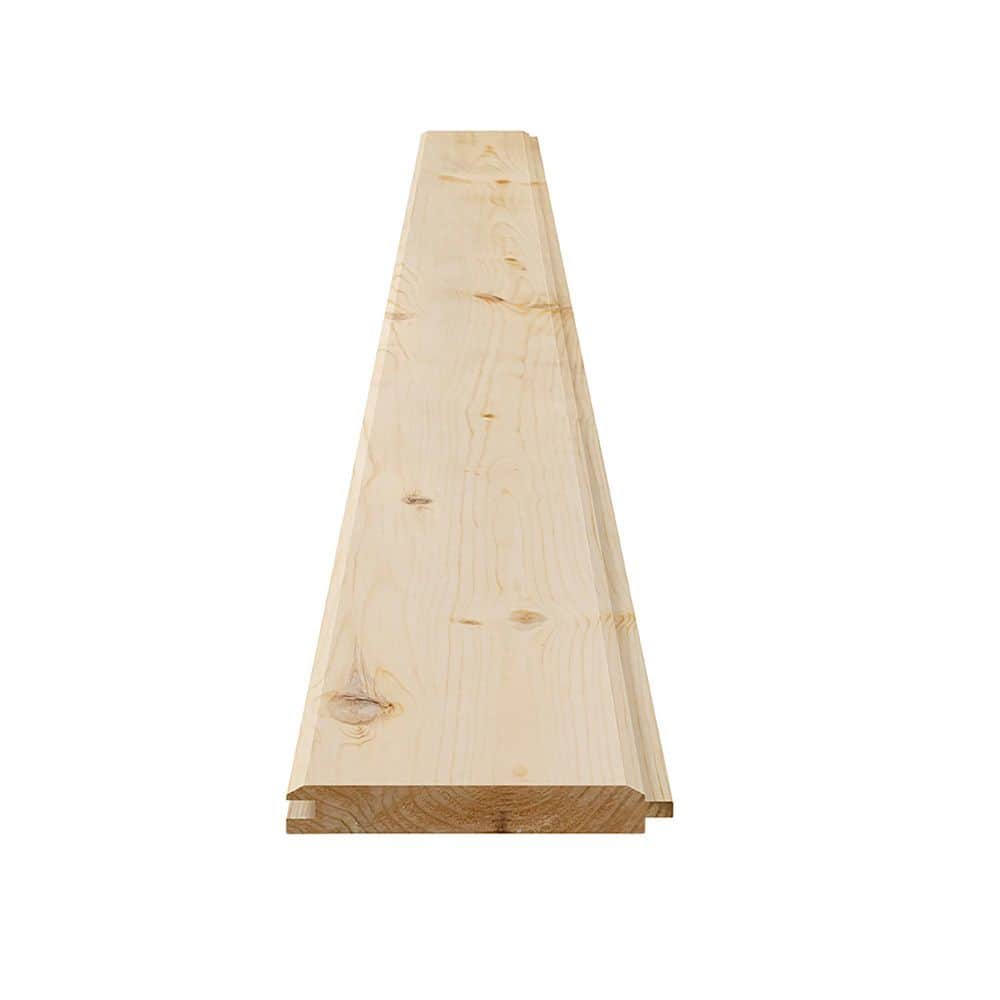 Edge 1 in. x 6 in. x 8 ft. #2 Pine WP4 V-Groove Board 169741