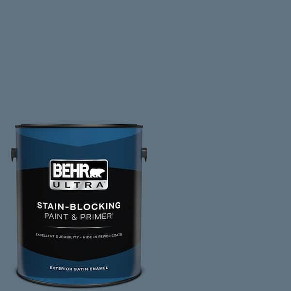 BEHR ULTRA 1 gal. #560F-6 Windsor Haze Satin Enamel Exterior Paint & Primer