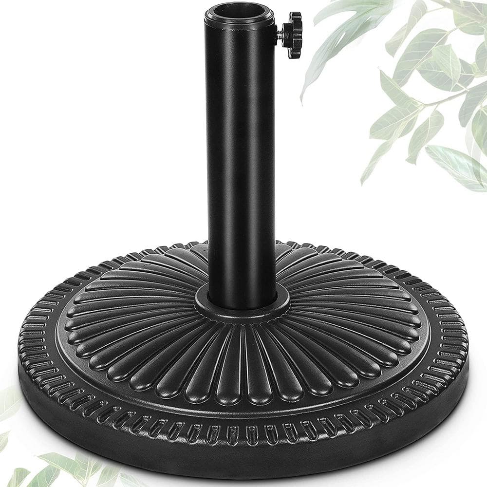 Cubilan 15 In 22 Lbs Outdoor Umbrella Base Round Table Umbrella Stand Base Patio Umbrella 