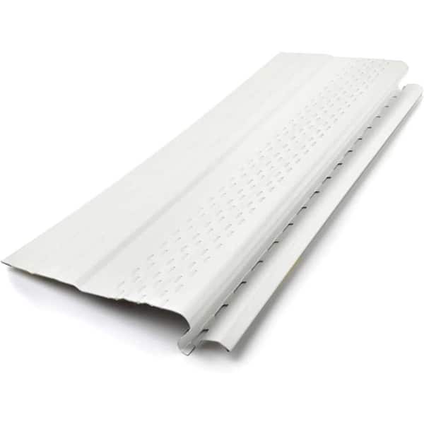 Pro [8.5 in. x 100 ft.] Gutter Guard for K-Style, Half Round and Box Gutters, Under Shingle, Aluminum Frame, White