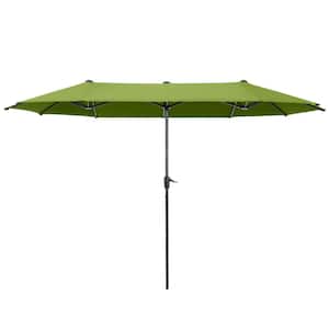 13 ft. Market Patio Umbrella 2-Side in Lime Green