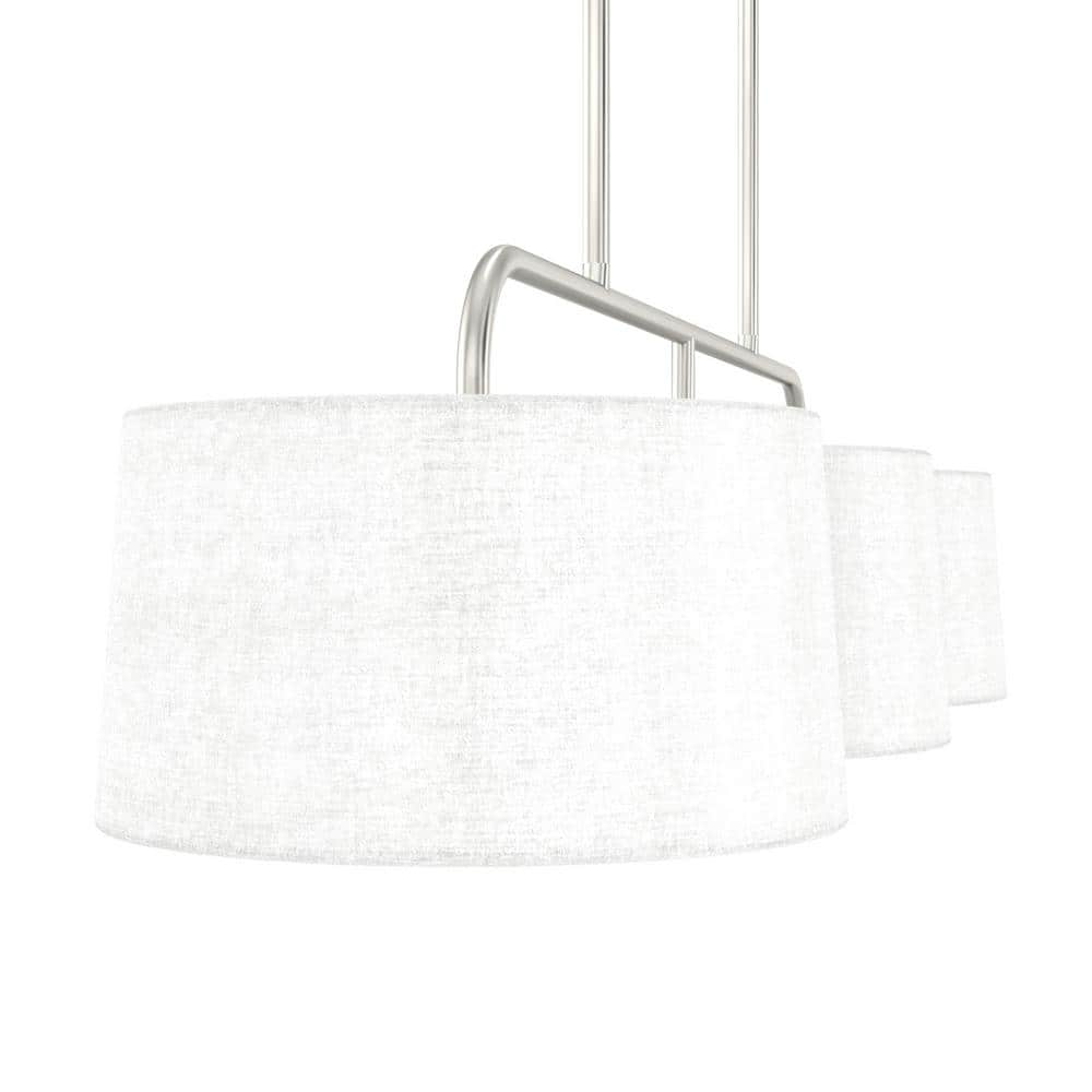 Cottage Hill Brushed Nickel 6-Light Kitchen Island Chandelier