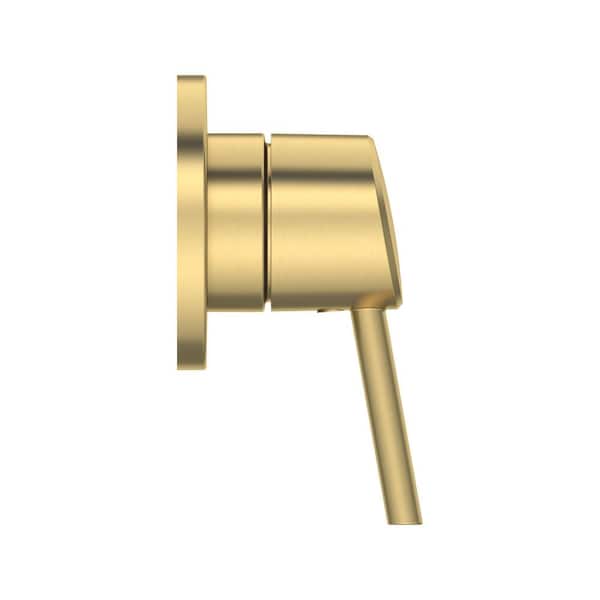 Concetto 1-Handle 3-Way Diverter Valve Only Trim Kit in Brushed Cool Sunrise (Valve Sold Separately)