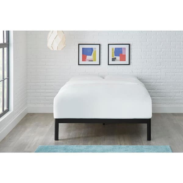 Black Metal Twin Bed Frame 39 In W X, Black Metal Twin Size Bed Frame