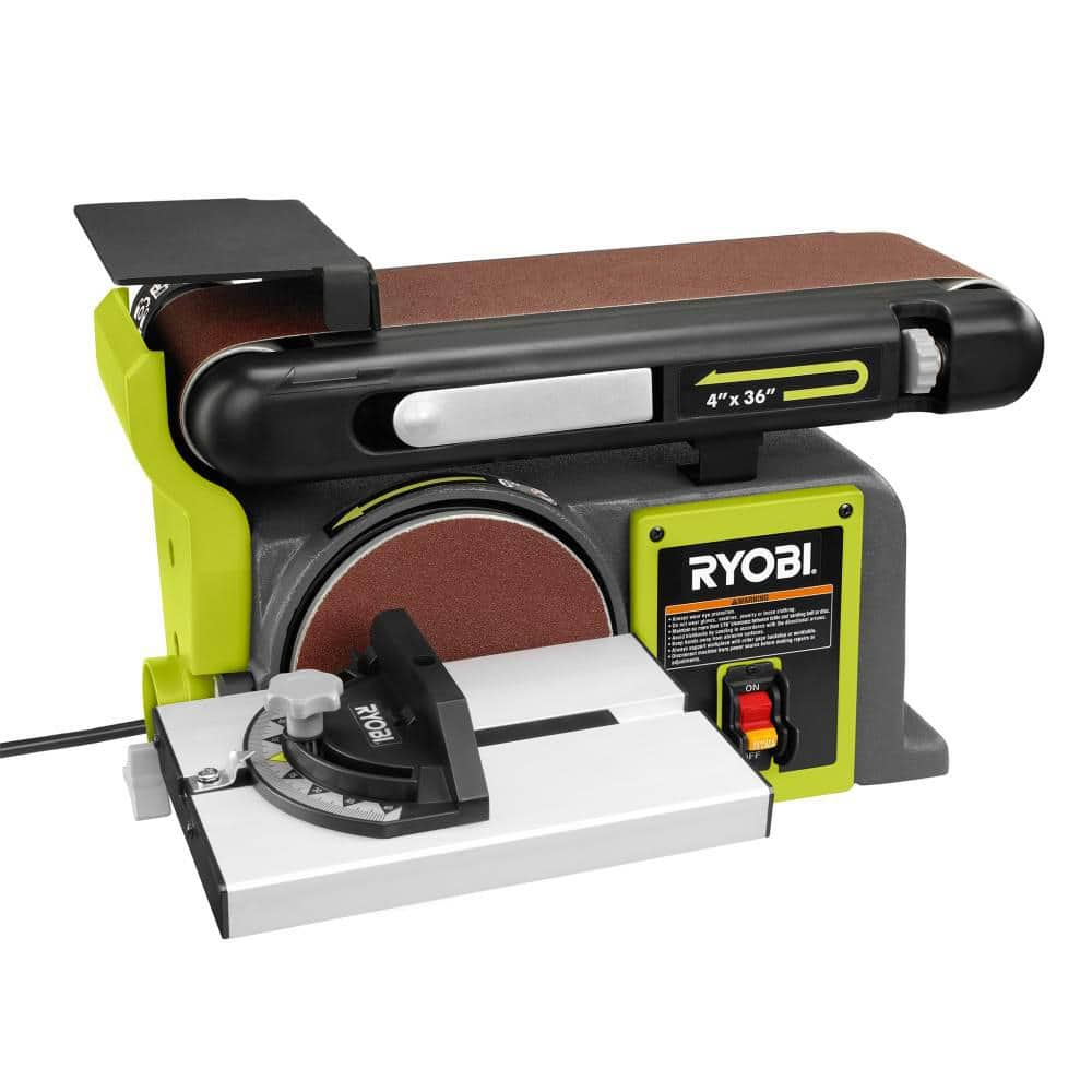 Ryobi 4 In X 36 In Belt And 6 In Disc Sander Bd4601g The Home Depot