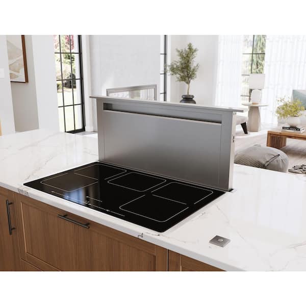 Zephyr Treviso 30 in. 600 CFM Telescopic Downdraft Convertible