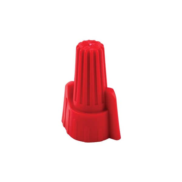 Easy-Twist Winged Wire Connectors - Red, 18-8 AWG Range, 600V, Jar Of 300