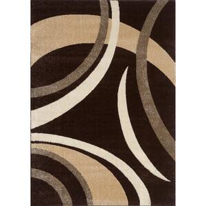 Abigail Brown Graphic 4 ft. x 6 ft. Area Rug