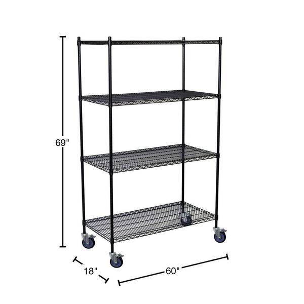 Carbon Steel Kitchen Shelf Floor-Standing Multi-Layer Foldable Kitchen Rack  Organizer Multifunctional Storage Holders & Racks - China Kitchen Storage  Holder Racks and Kitchen Shelf Rack price