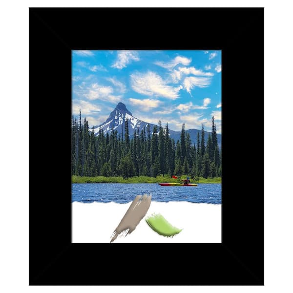 Amanti Art Basic Black Wood Picture Frame Opening Size 11x14 in.