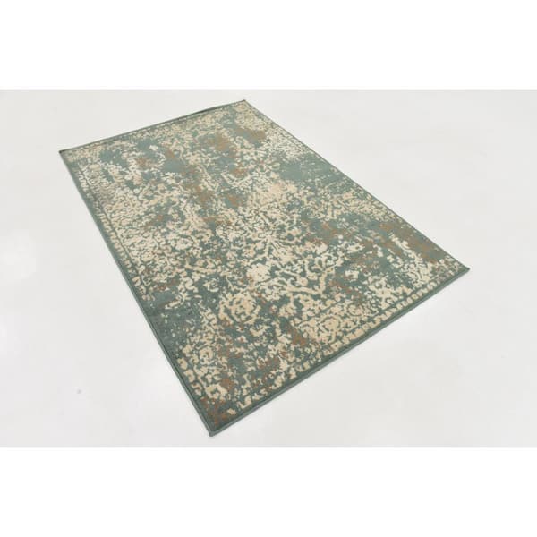 Tuareg Mirage Green 4' 0 x 6' 0 Area Rug