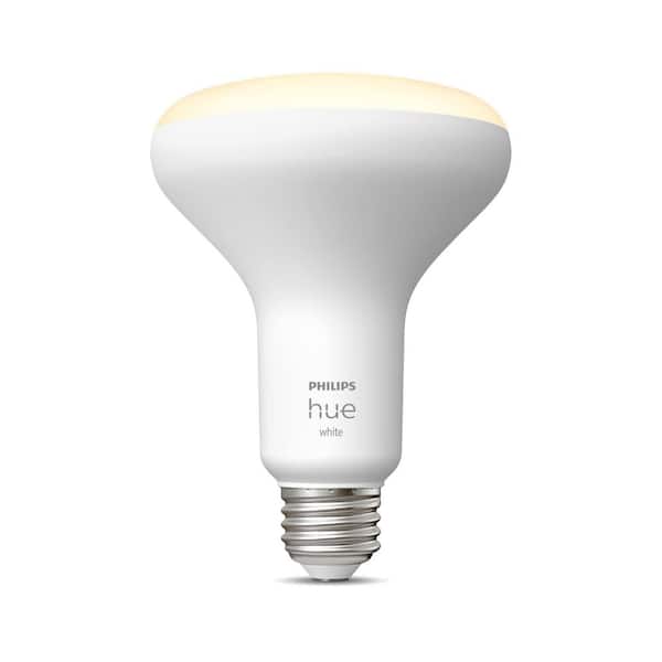 Philips Hue White BR30 LED 65W Equivalent Dimmable Smart Wireless Flood  Light Bulb with Bluetooth (1-Pack) 538157 - The Home Depot