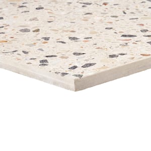 Raleigh Sonora 16.14 in. x 16.14 in. Polished Terrazzo Cement Floor and Wall Tile (3.61 sq. ft./Case)