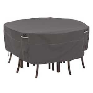 Ravenna 82 in. Dia x 23 in. H Round Patio Table and Chair Set Cover