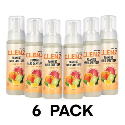 CLENZ 8 oz. Citrus Scented Foaming Hand Sanitizer (6-Pack)
