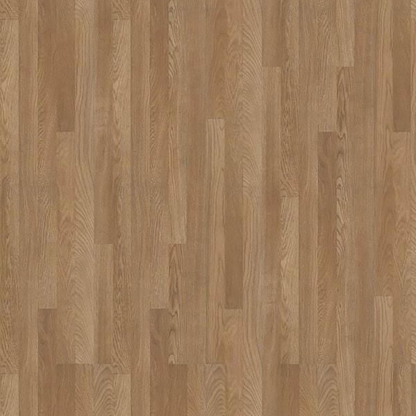 TrafficMaster Gladstone Oak 7 mm T x 7.6 in. W Laminate Wood Flooring (24.2 sqft / case)