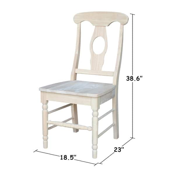 Unfinished ladder back best sale chairs with rush seats