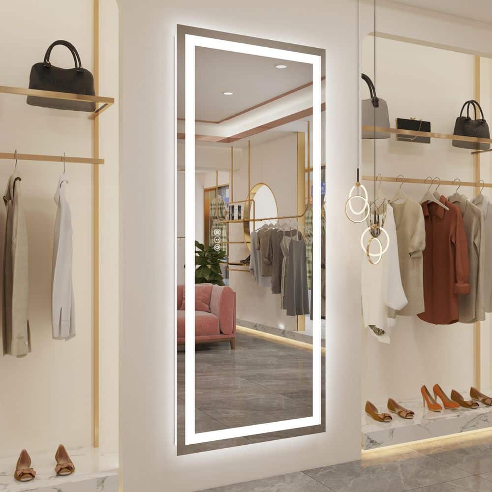 78 in. W x 32 in. H Rectangular Frameless LED Anti-Fog Wall Bathroom Vanity Mirror in Tempered Glass, ETL price history on PriceWatchPro