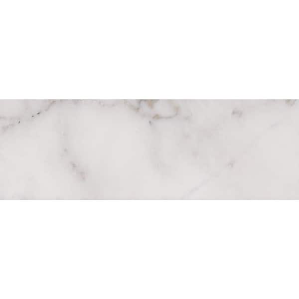 MSI Take Home Tile Sample - Calacatta Cressa 4 in. x 4 in. Honed Marble Floor and Wall Tile