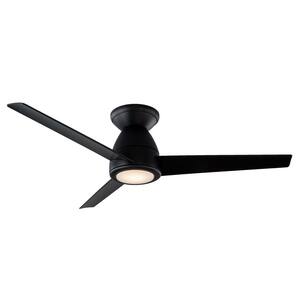 Tip Top 44 in. 3000K Integrated LED Indoor/Outdoor Matte Black Smart Ceiling Fan with Light Kit and Remote