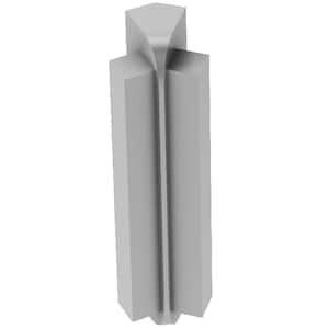 Rondec-Step Satin Anodized Aluminum 3/8 in. x 1-7/8 in. Metal 135° Inside Corner