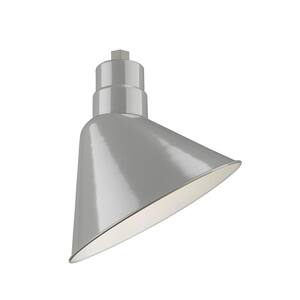 R Series 1-Light 13 in. Gray Angle Shade