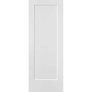 30 in. x 80 in. 1 Panel Lincoln Park Primed Solid Core Composite Interior Door Slab