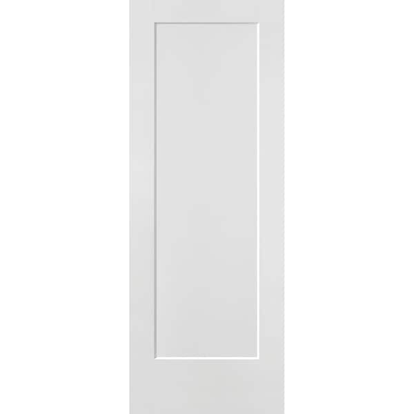 Masonite 30 in. x 80 in. 1 Panel Lincoln Park Primed Solid Core Composite Interior Door Slab