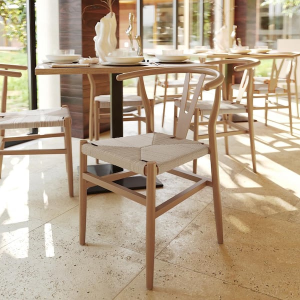 Carnegy Avenue Logan Commercial Grade Oak Frame/Natural Seat
