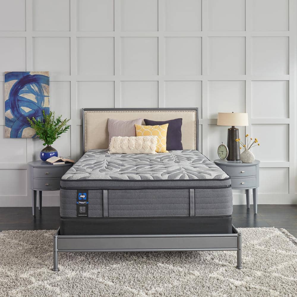Posturepedic Plus 14 in. Soft Euro Pillow Top Mattress Set with 9 in. Foundation, Split California King price history on PriceWatchPro