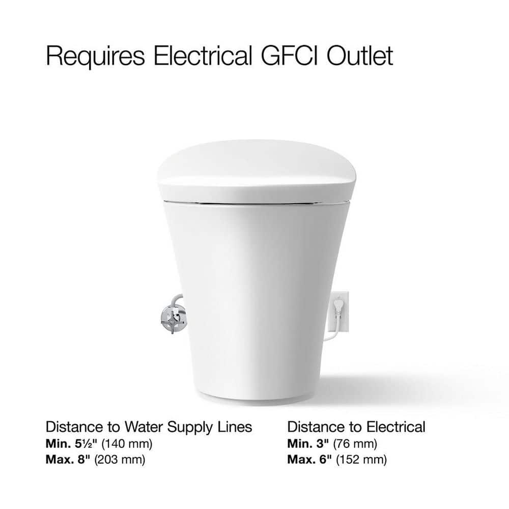 Elongated High-Efficiency Intelligent Toilet with Dual Flush and Heated Seat
