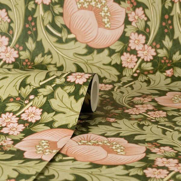 Fine Decor Claes Pink Floral Wallpaper Sample FD43820SAM - The