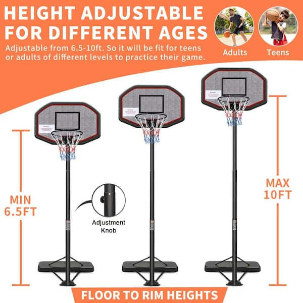 Soozier Wall Mounted Basketball Hoop with Shatter Proof Backboard, Durable  Rim and All-Weather Net for Indoor and Outdoor Use