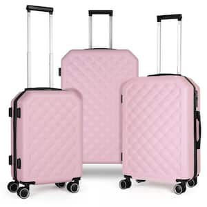 Big Cottonwood Nested Hardside Luggage Set in Cute Pink, 3 Piece - TSA Compliant