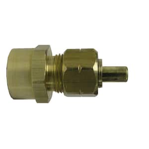 LTWFITTING 1/8 in. OD Comp x 1/8 in. FIP Brass Compression Adapter Fitting  (5-Pack) HF662205 - The Home Depot