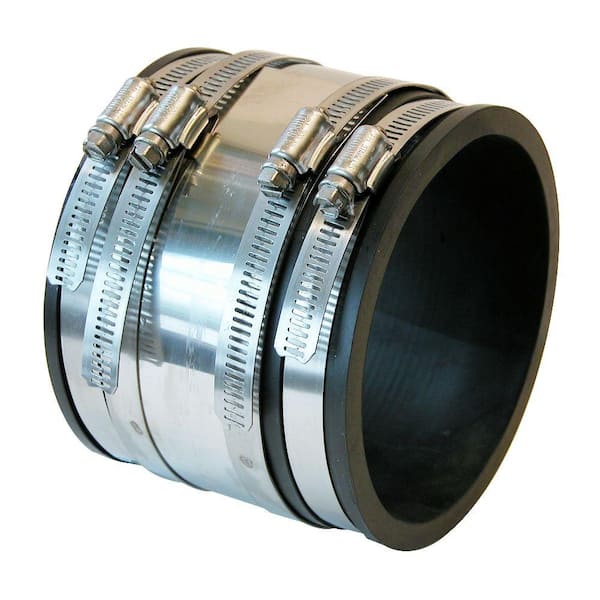 Fernco 4 in. Flexible PVC Shear-Ring Coupling