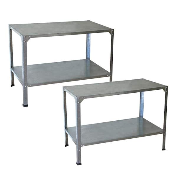 CANOPIA by PALRAM Greenhouse Metal Work Bench-Pack of 2