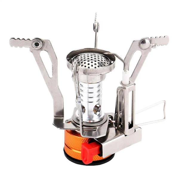 ITOPFOX Stainless Steel All-in-one Outdoor Mini Camping Stove with Electronic Ignition Portable Picnic Stove