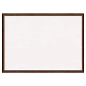 Carlisle Brown Narrow White Corkboard 29 in. x 21 in. Bulletin Board Memo Board