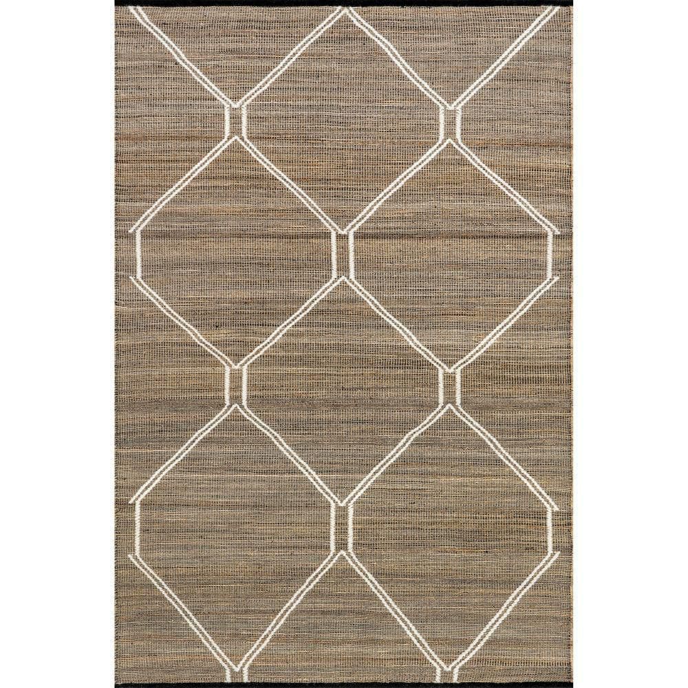 Kurdamir Fleur de Lis Oyster/Chalk 8 ft. x 11 ft. Traditional Polypropylene Area Rug price history on PriceWatchPro
