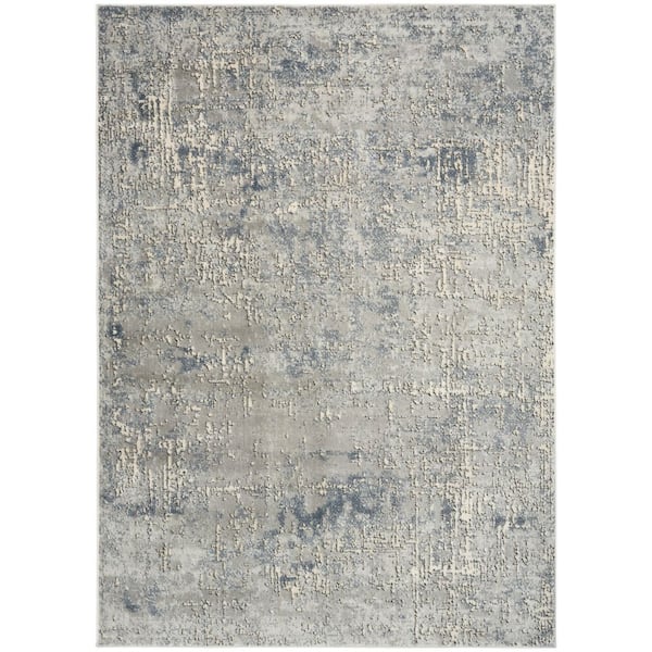 Concerto Dark Grey 4 ft. x 6 ft. Abstract Contemporary Area Rug