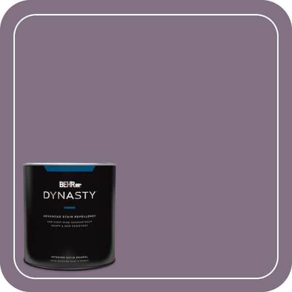 BEHR DYNASTY 1 qt. Home Decorators Collection #HDC-SP14-9 Decorative Iris Satin Enamel Interior Stain-Blocking Paint & Primer