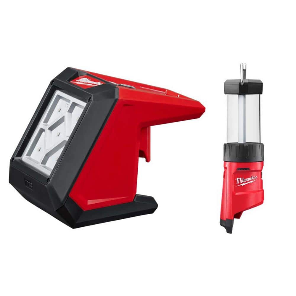 Milwaukee M12 12-Volt 1000 Lumens Lithium-Ion Cordless Rover LED Compact  Flood Light  Lantern/Trouble Light (Tools-Only) 2364-20-2362-20 The Home  Depot