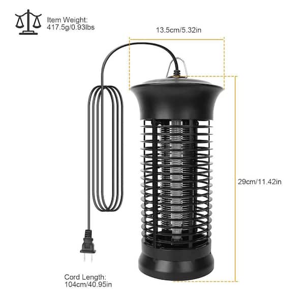 Bug Zapper Electric UV Mosquito Killer Lamp Insect Killer Light Pest Fly  Trap Catcher Harmless Odorless Noiseless RAMWD01 - The Home Depot